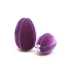 Hot Skwash Living|Décor|Violet Ribbon Trimmed Egg