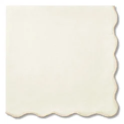 AERIN Flatware|Vittoria Dinner Napkins in Beige, Set of 2