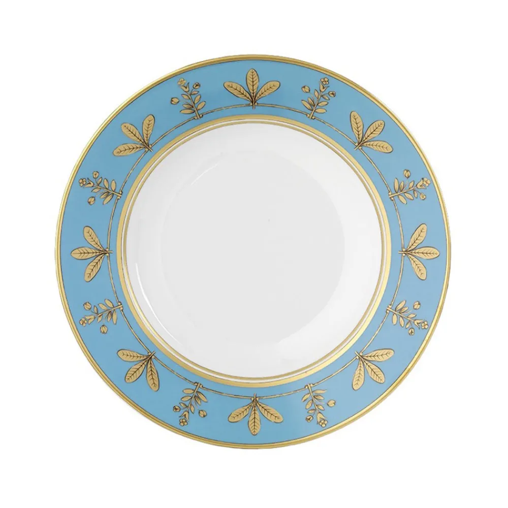 Ginori 1735 Dinnerware|Voliere Denim Soup Plate