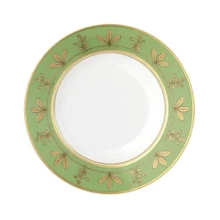 Ginori 1735 Dinnerware|Voliere Muschio Soup Plate