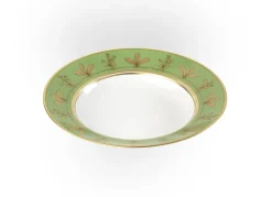 Ginori 1735 Dinnerware|Voliere Muschio Soup Plate