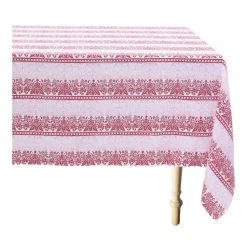 Cabana Place Settings & Linens|Volterra Blockprint Tablecloth