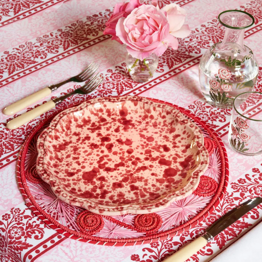 Cabana Place Settings & Linens|Volterra Blockprint Tablecloth