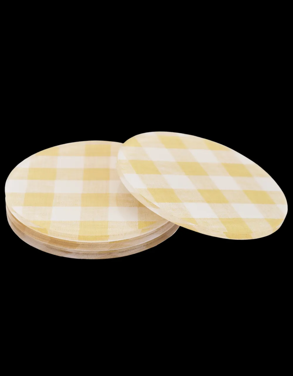 Proper Table Co. Place Settings & Linens|Wadsworth Goldenrod Gingham Coaster Set