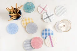 Proper Table Co. Place Settings & Linens|Waller Red Chambray Coaster Set
