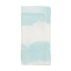 Kim Seybert Place Settings & Linens|Watercolor Stripe Napkin in White & Seafoam, Set of 4