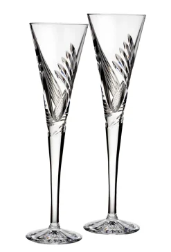 Waterford Glassware|Wishes "Beginnings" Toasting Flute, Pair