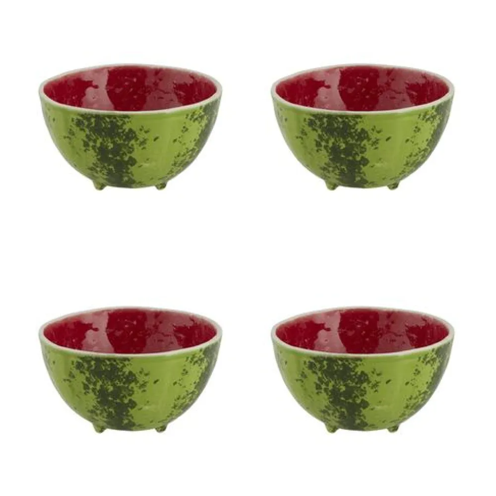 Bordallo Pinheiro Dinnerware|Watermelon Bowl 13 oz, Set of 4