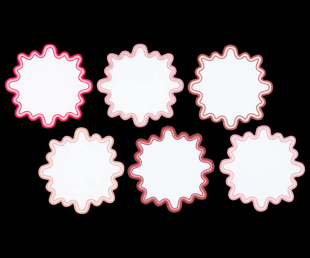 Matouk Place Settings & Linens|Wave Cocktail Napkin, Set of 6