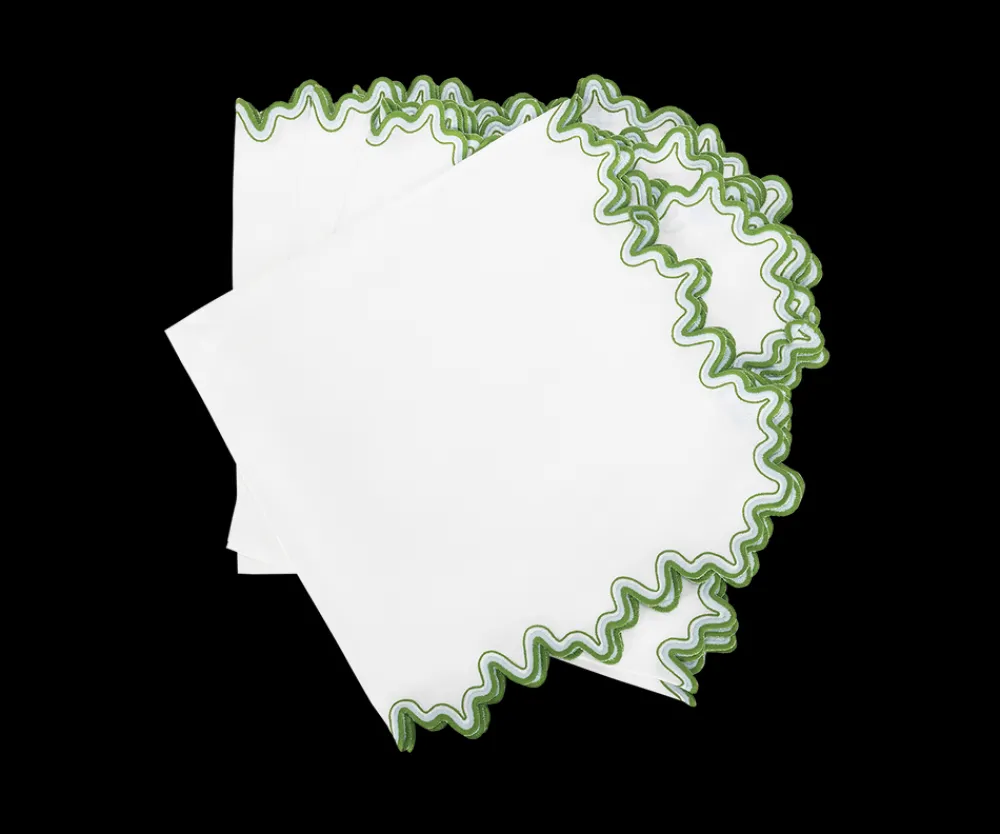 Matouk Place Settings & Linens|Wave Napkins, Set of 4