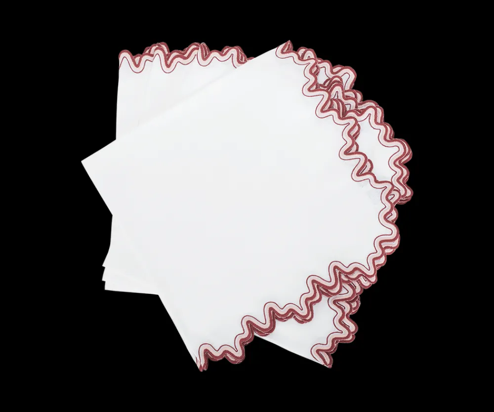 Matouk Place Settings & Linens|Wave Napkins, Set of 4