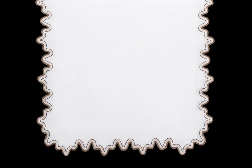 Matouk Place Settings & Linens|Wave Tablecloth