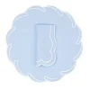 TriChi Design Place Settings & Linens|Waves Linen Napkin and Placemat in Air Blue, Set of 2