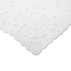 Chefanie Place Settings & Linens|White Eyelet Dinner Napkins, Set of 4
