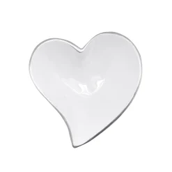 Mariposa Dinnerware|White Small Heart Bowl