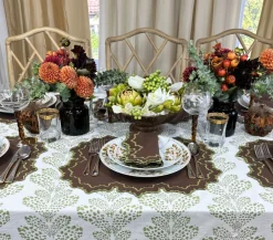 Flying Sheep Country Place Settings & Linens|Whitley Napkin in Cocoa, Set of 4