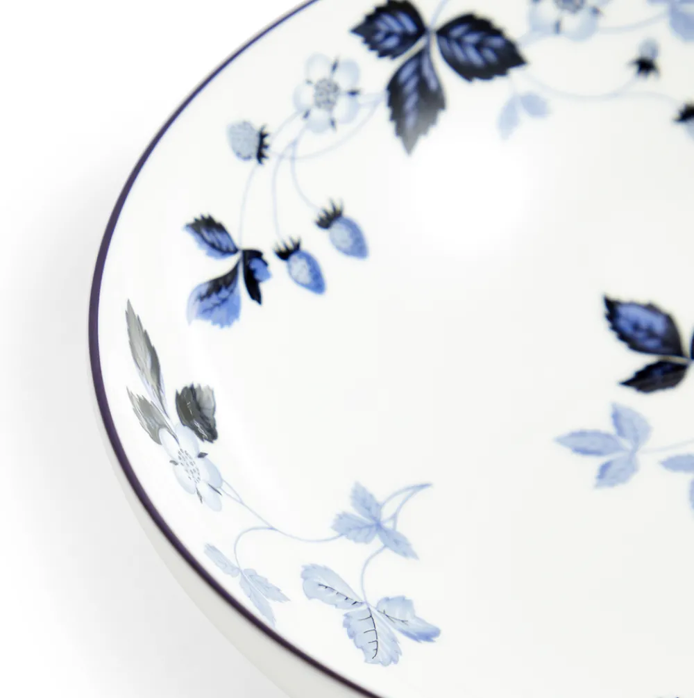 Wedgwood Dinnerware|Wild Strawberry Inky Blue Cereal Bowl 7in