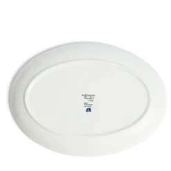 Wedgwood Dinnerware|Wild Strawberry Inky Blue Oval Serving Plate 11.7in