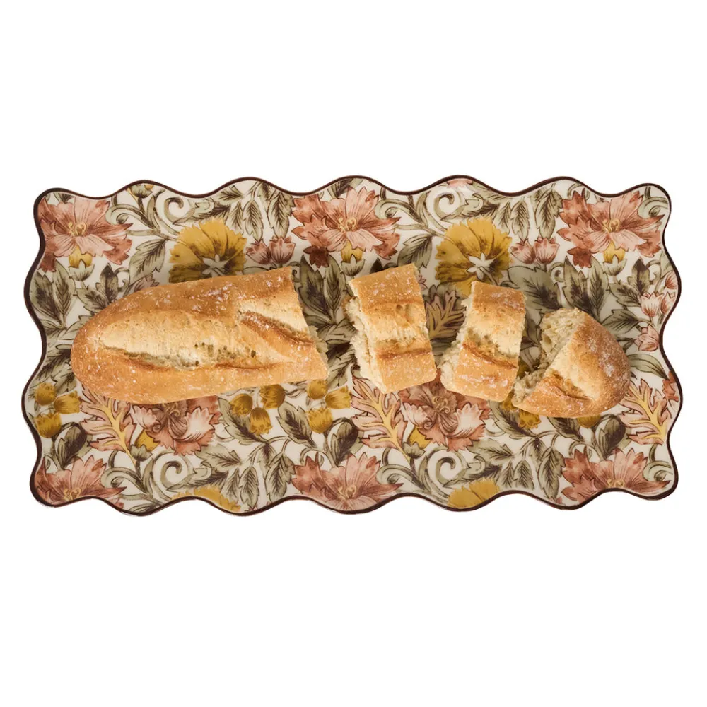 Juliska Dinnerware|Willa 16" Hostess Tray in Amber