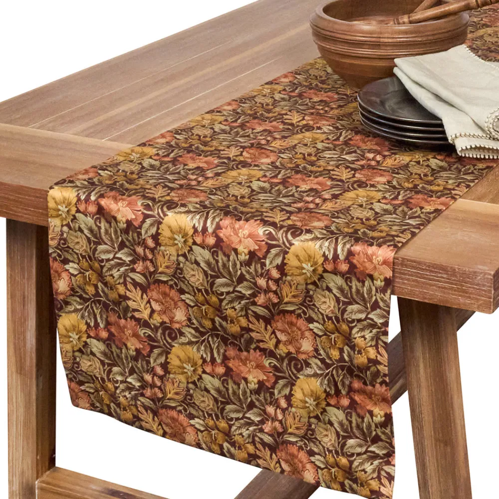 Juliska Place Settings & Linens|Willa 18" x 90" Table Runner in Amber