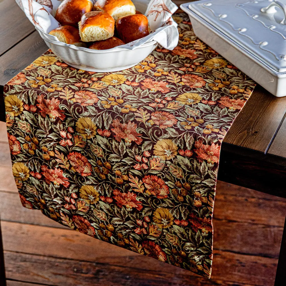 Juliska Place Settings & Linens|Willa 18" x 90" Table Runner in Amber