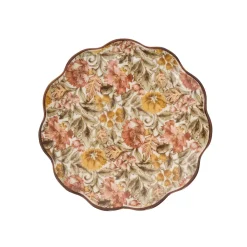 Juliska Dinnerware|Willa Cocktail Plate in Amber, Set of 4