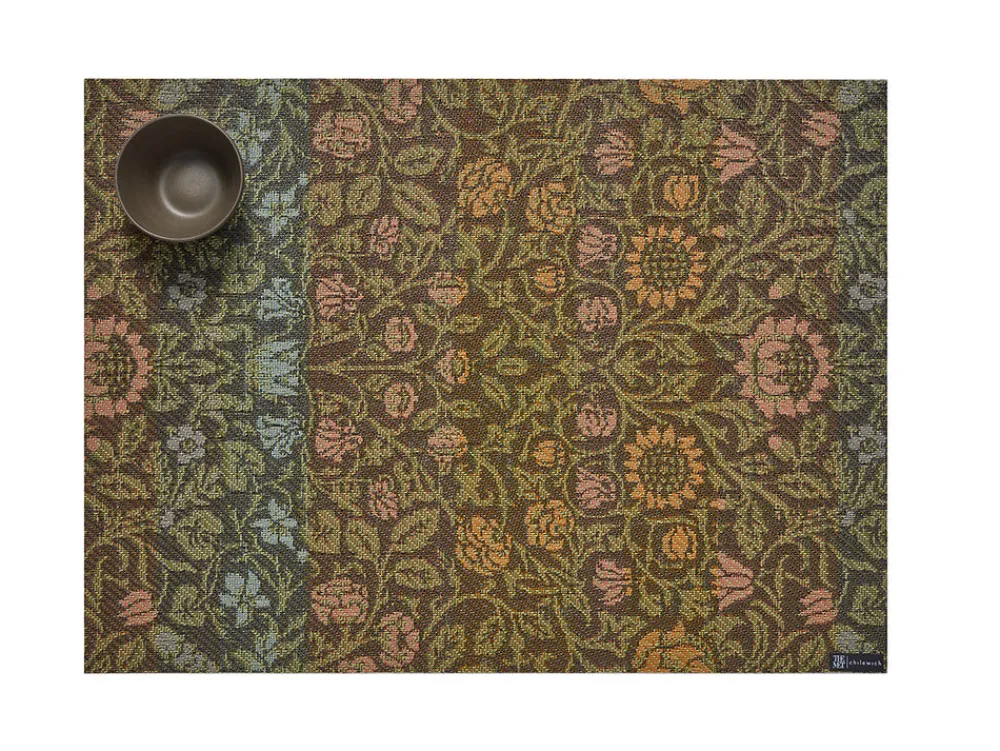 Chilewich Place Settings & Linens|William Morris Placemat in Dark Multi