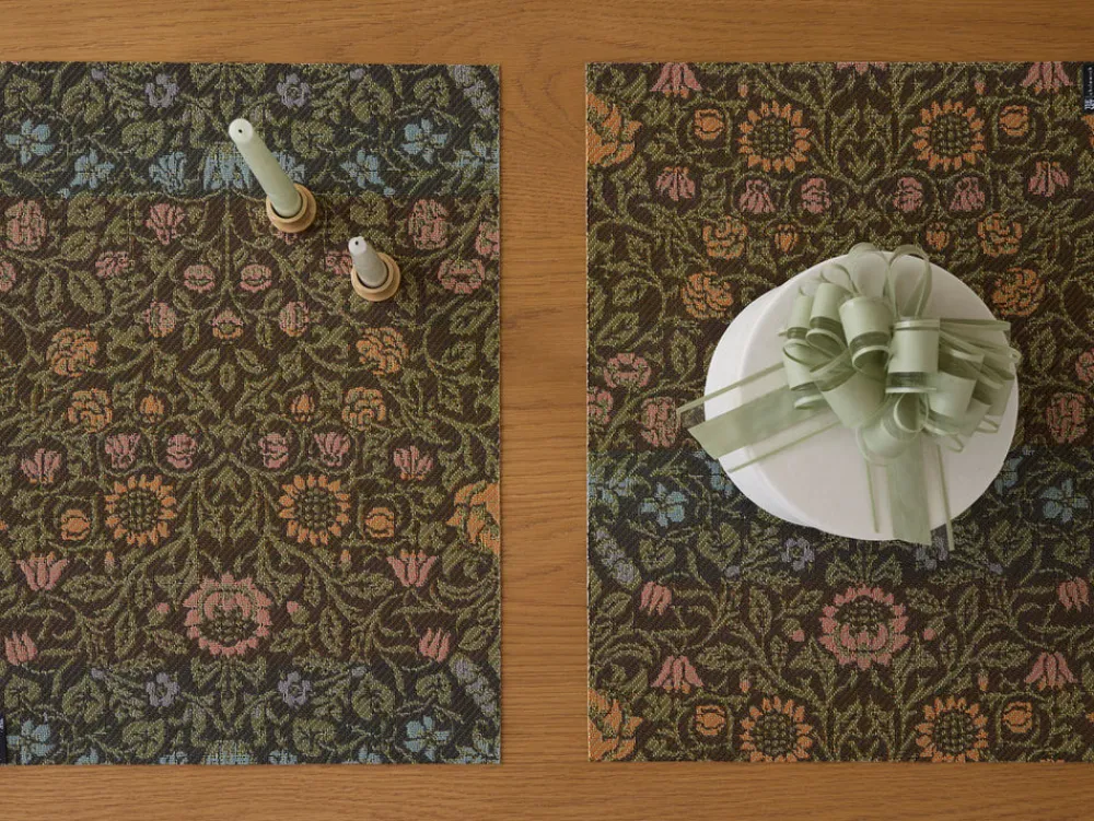 Chilewich Place Settings & Linens|William Morris Placemat in Dark Multi