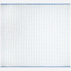 Caravan Place Settings & Linens|Windowpane 60x60 Tablecloth in Blue & Natural