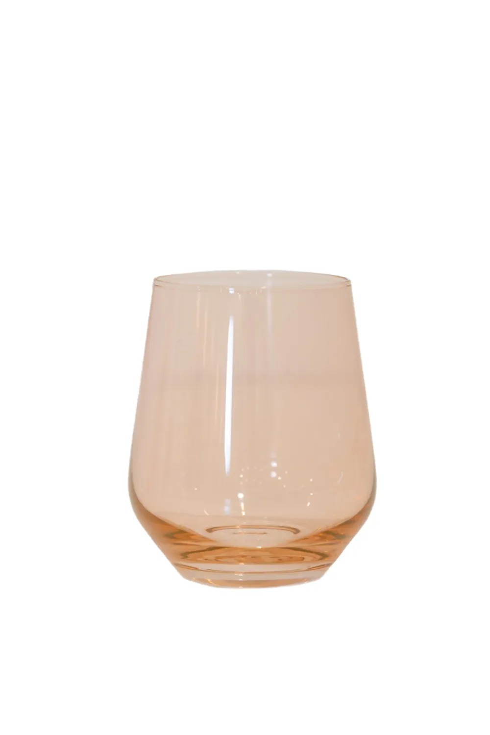 Estelle Colored Glass Glassware|Wine Stemless, Custom Set of 6