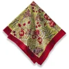 Couleur Nature Place Settings & Linens|Winter Garden Wreath Napkins Red & Green, Set of 6