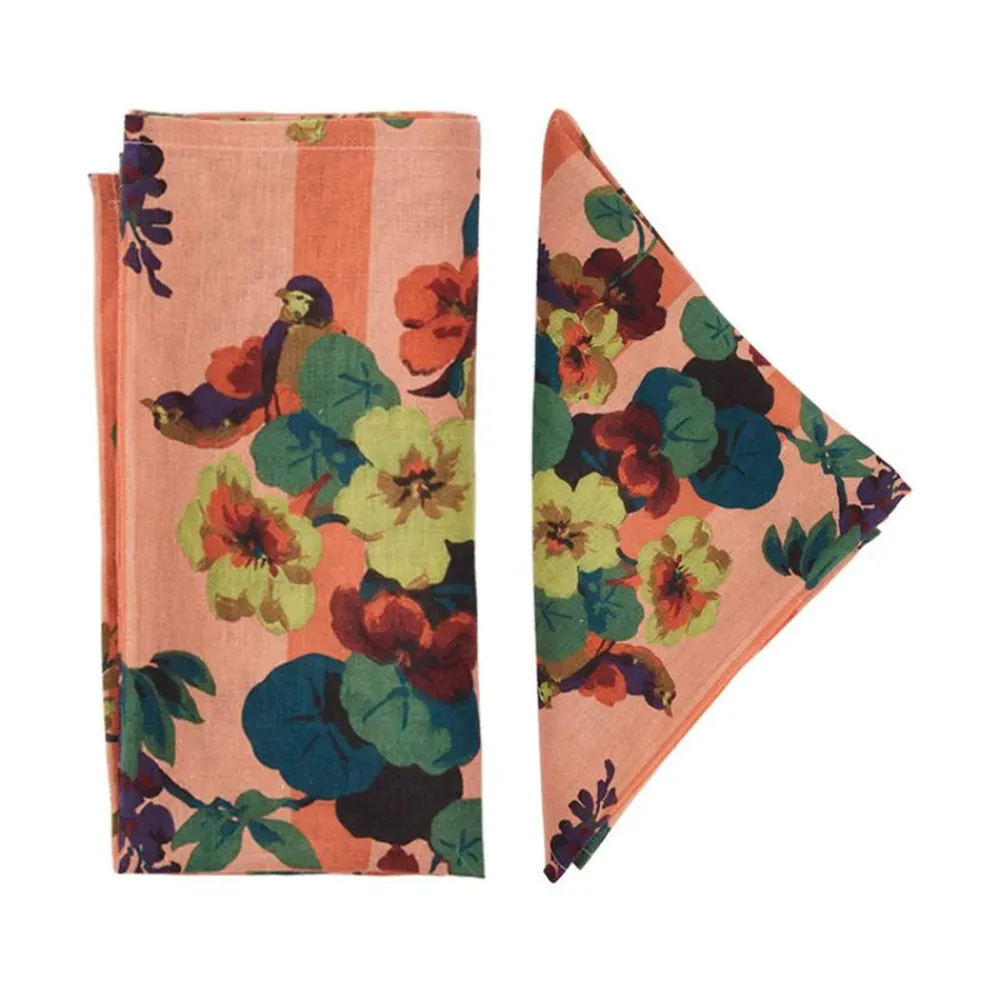 Cabana Place Settings & Linens|Wisteria Napkins, Set of Four