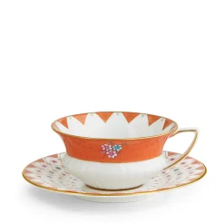 Wedgwood Dinnerware|Wonderlust Teacup & Saucer Set