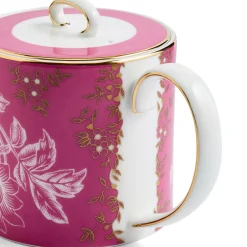 Wedgwood Dinnerware|Wonderlust Tonquin Teapot in Pink