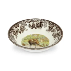 Spode Dinnerware|Woodland Ascot Cereal Bowl with Magestic Moose