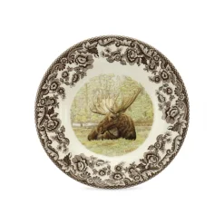 Spode Dinnerware|Woodland Bread & Butter Plate with Magestic Moose