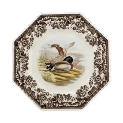 Spode Dinnerware|Woodland Octagonal Plate with Mallard