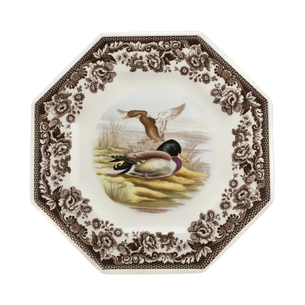 Spode Dinnerware|Woodland Octagonal Plate with Mallard