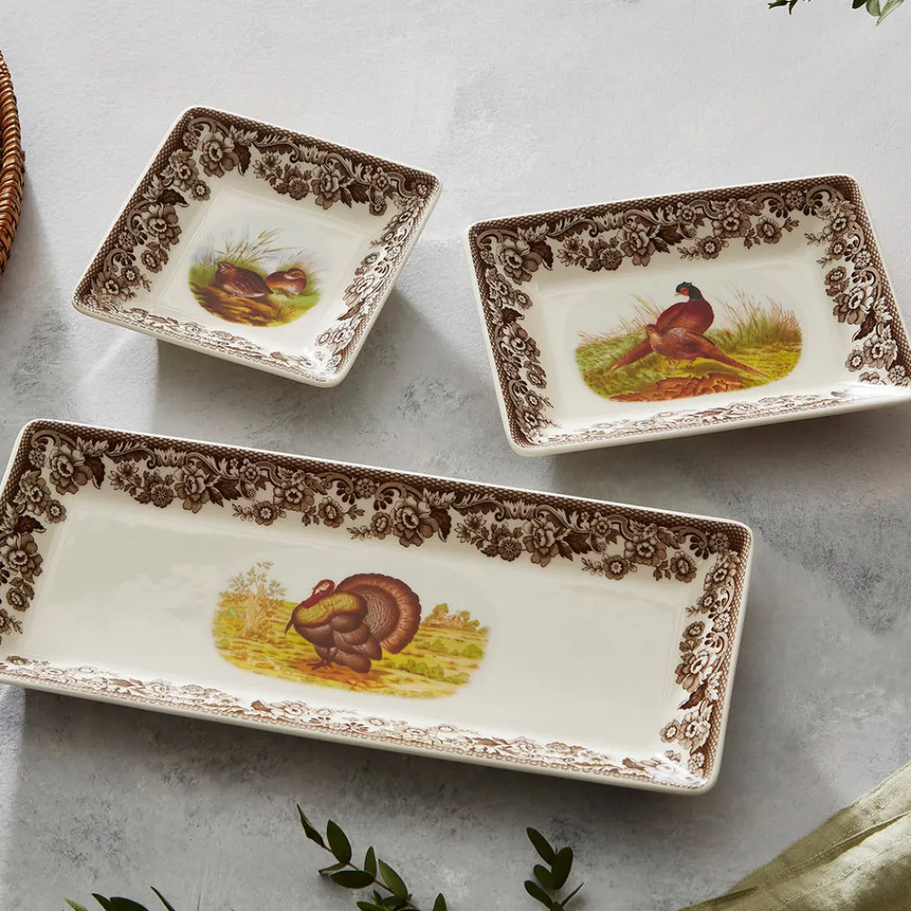 Spode Dinnerware|Woodland 3-Piece Nesting Trays