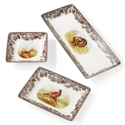 Spode Dinnerware|Woodland 3-Piece Nesting Trays