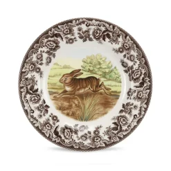 Spode Dinnerware|Woodland Salad Plate with Rabbit