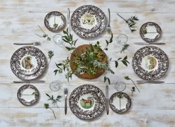 Spode Dinnerware|Woodland Salad Plate with Paint