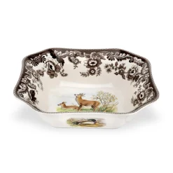 Spode Dinnerware|Woodland Square Serving Bowl with Deer