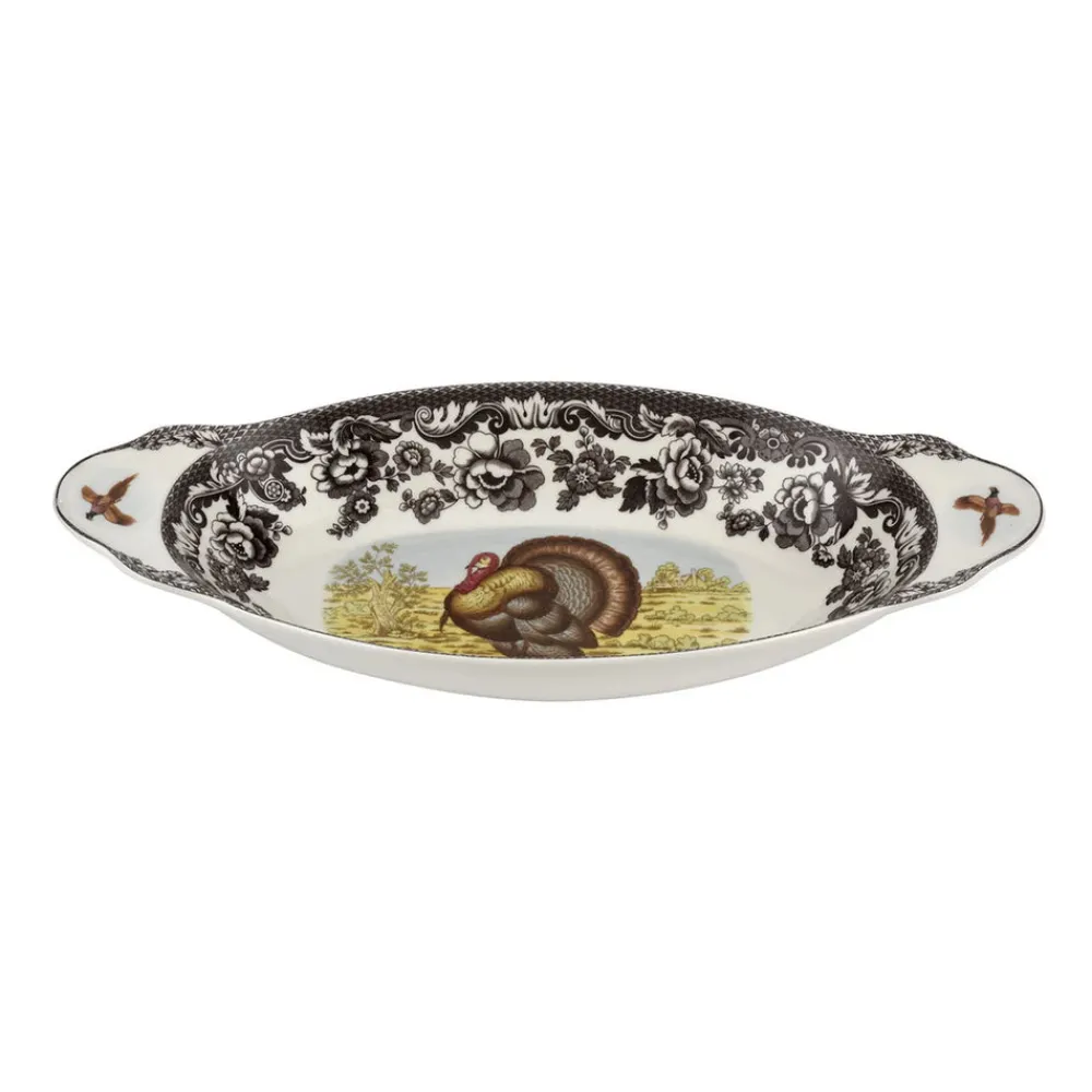 Spode Dinnerware|Woodland Turkey Bread Tray