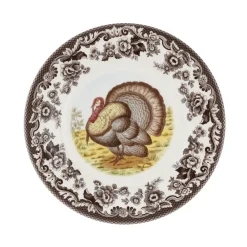 Spode Dinnerware|Woodland Turkey Luncheon Plate