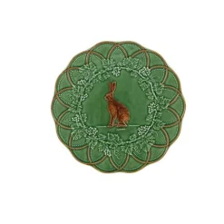 Bordallo Pinheiro Dinnerware|Woods Snack Plate 24" Hare