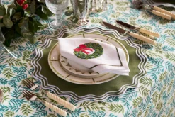 Loulou La Dune Place Settings & Linens|Wreath Napkin, Set of 4