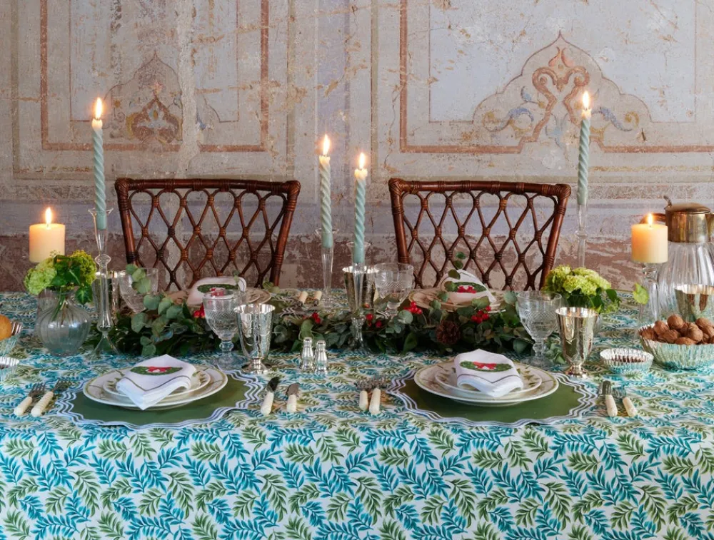 Loulou La Dune Place Settings & Linens|Wreath Napkin, Set of 4