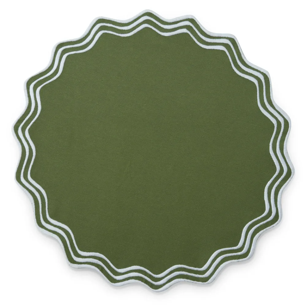 Loulou La Dune Place Settings & Linens|Wreath Placemat, Set of 4