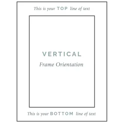 Salisbury Monogram|Nursery|5x7 Widest Border Frame